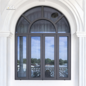 Cửa sổ mở quay 4 cánh hệ AGL Plus 10 1 3