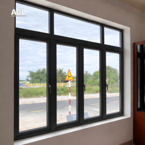 Cửa sổ mở quay 4 cánh hệ AGL Plus 5 4 2