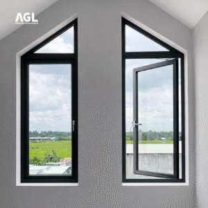Cửa sổ mở quay 1 cánh hệ AGL Basic 3 4