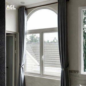 Cửa sổ mở quay 2 cánh hệ AGL Basic 6 5