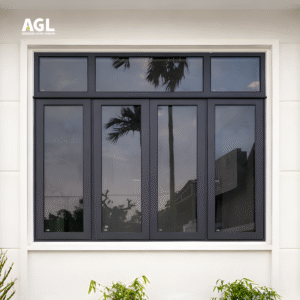 Cửa sổ mở quay 4 cánh hệ AGL Plus 6 cong-trinh